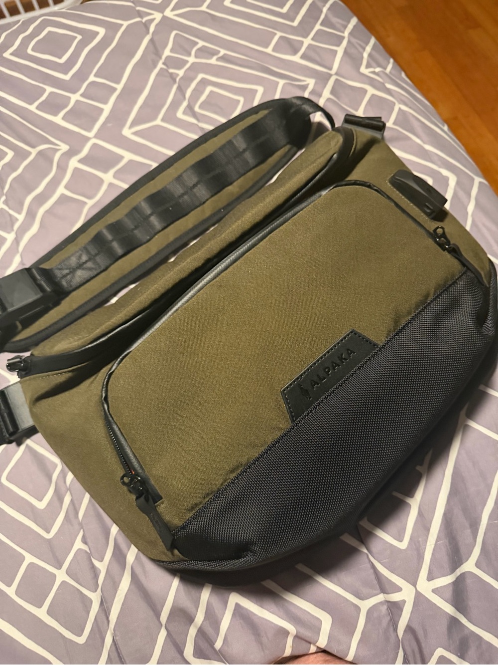Alpaka Bravo Sling Max V2 Travel Laptop Bag Army Green | Axogrid 300D